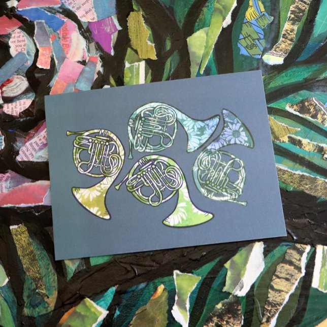 Postal Profesor de la clase de banda de cuernos franceses (Subido por el creador)