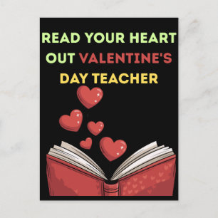 Postal Profesor de San Valentín Lee Tu Corazón
