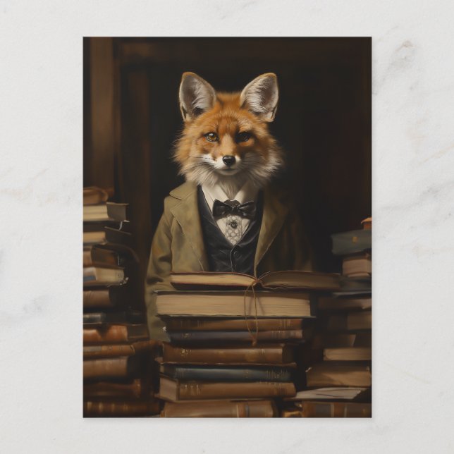 Postal Profesor Fox (Anverso)