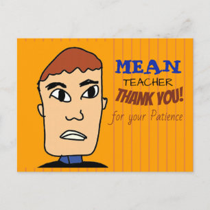 Postal Profesor medio Gracias por tu paciencia