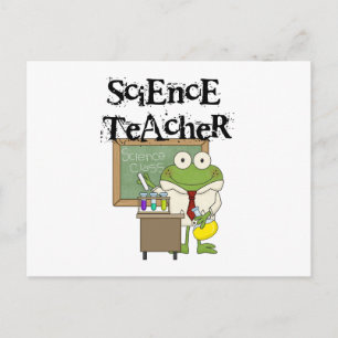 Postal Profesora de Ciencia de Frog