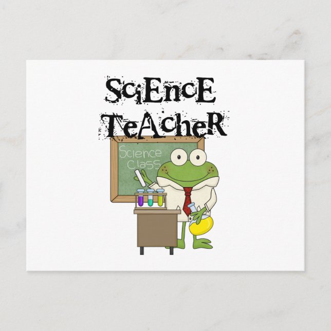 Postal Profesora de Ciencia de Frog (Anverso)