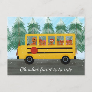 Postal Profesora de Navidades de Apreciación de Conductor
