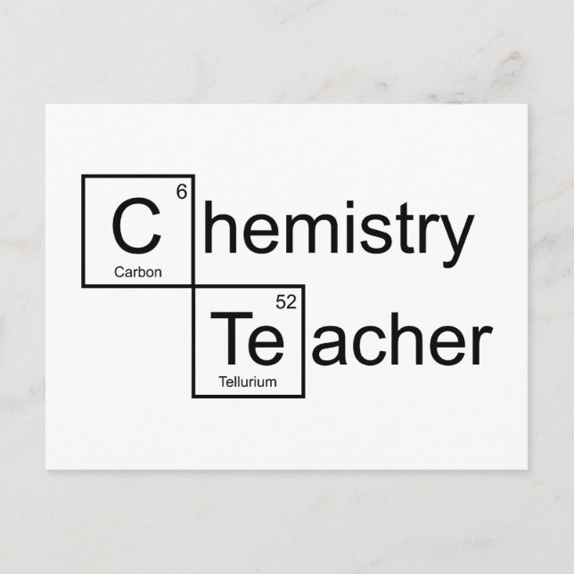 Postal Profesora de Química (Anverso)