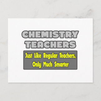 Postal Profesores de Química... más inteligentes