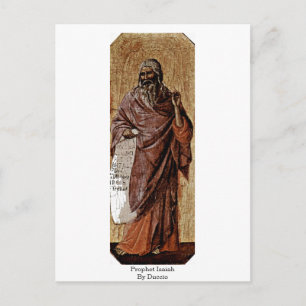 Postal Profeta Isaías De Duccio