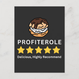 Postal Profiterol 5 estrellas para el amante de los profi