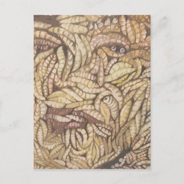 Postal "Profundidad de la piel" (Anverso)