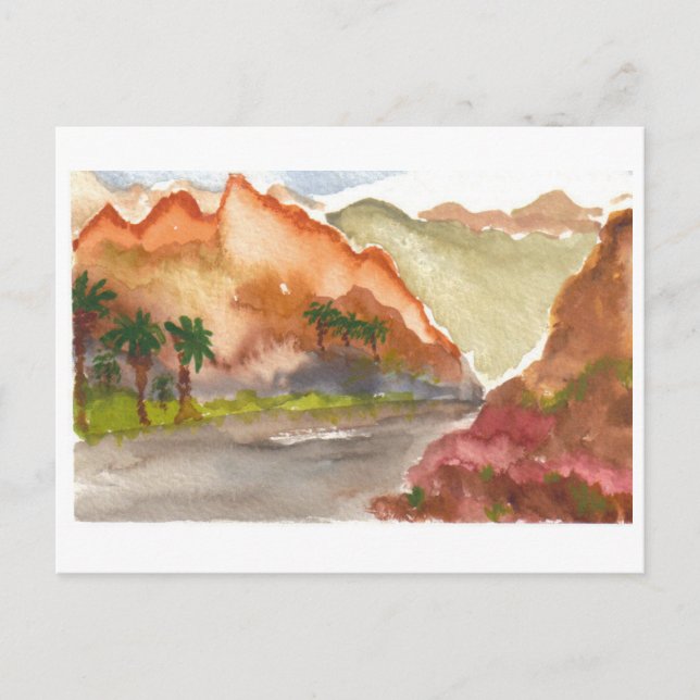 Postal Profundo en el desierto (Anverso)