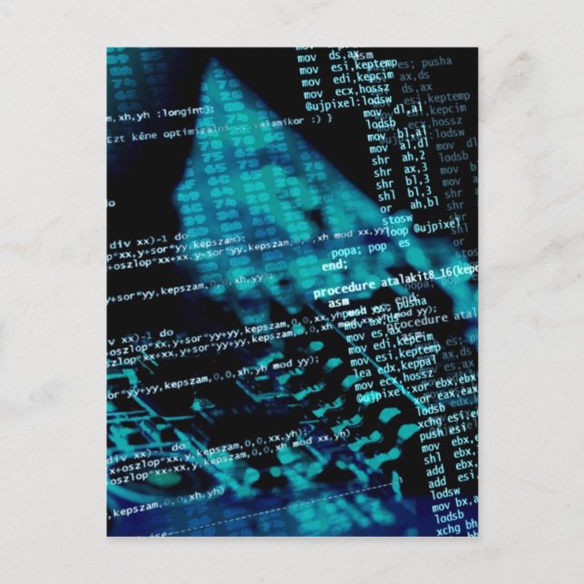 Postal Programación por ordenador (Anverso)