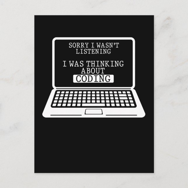 Postal Programador divertido ingeniero informático divert (Anverso)