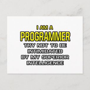 Postal Programador... Inteligencia superior
