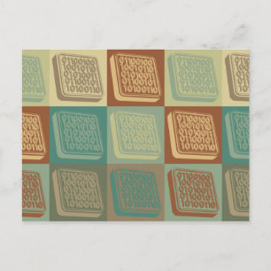 Postal Programando arte pop