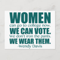 Progreso de la mujer: cita feminista de Wendy Davi