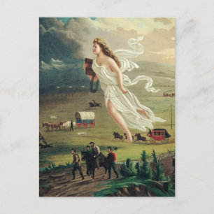 Postal Progreso estadounidense por John Gast