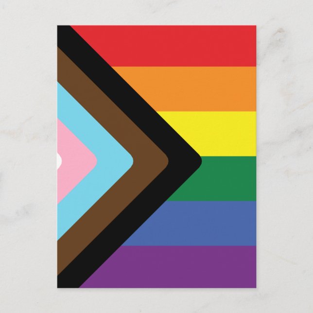 Postal Progress Pride Flag  (Anverso)