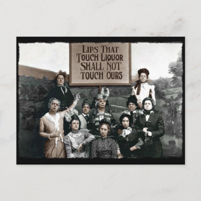 Postal Prohibición de las mujeres (Anverso)