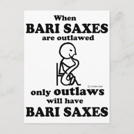 Postal Prohibición de los Saxes de Bari