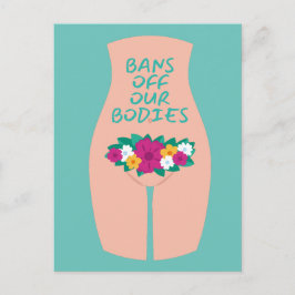 Postal Prohibición de nuestros cuerpos Aqua