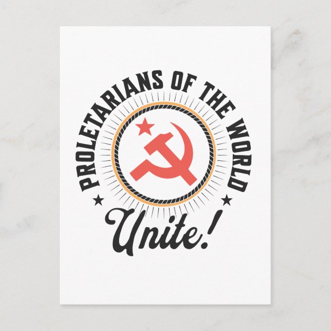 Postal Proletarians of the World Unite! (Anverso)