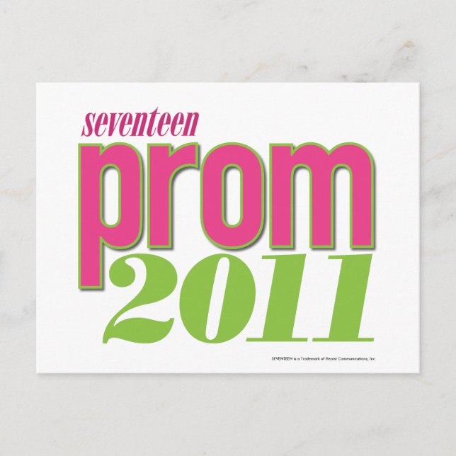 Postal Prom 2011 - Verde (Anverso)