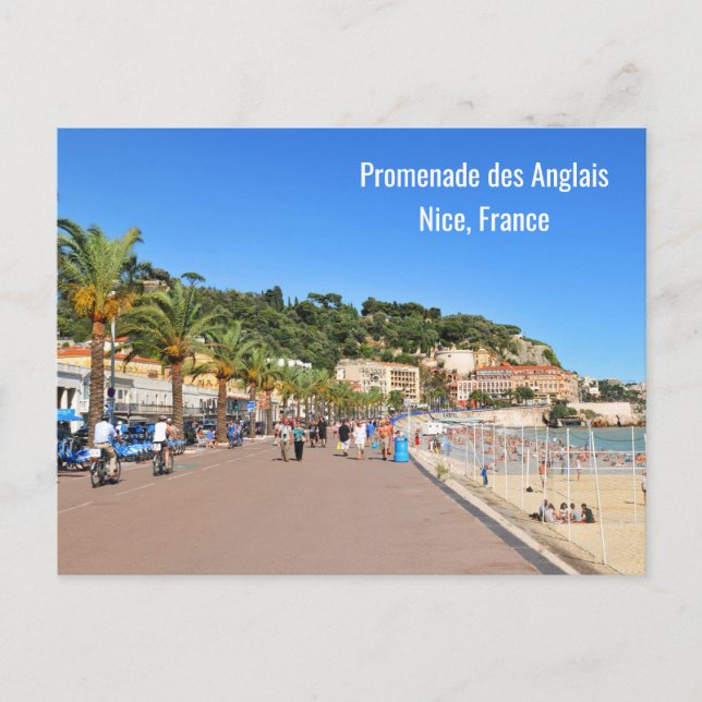 Postal Promenade des Anglais (Anverso)