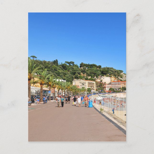 Postal Promenade des Anglais (Anverso)