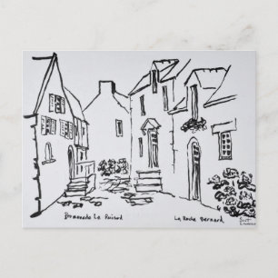 Postal Promenade du Ruicard La Roche-Bernard, Bretaña