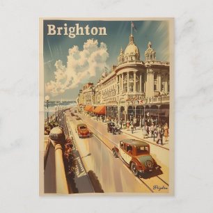 Postal Promenade vintage en Sunny Brighton