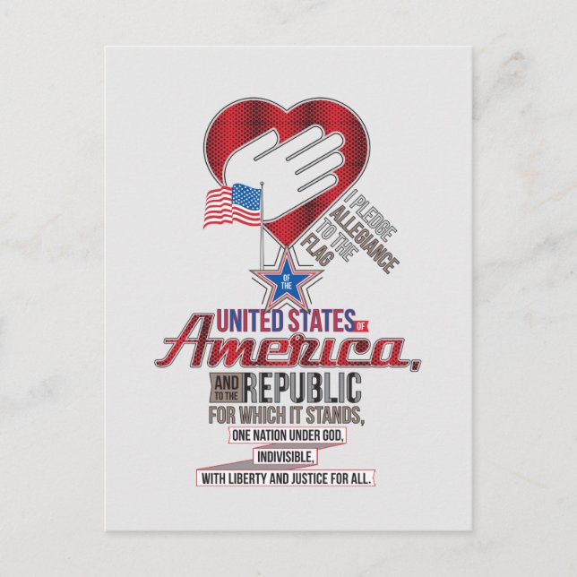 Postal Promesa de Lealtad de los Estados Unidos (Anverso)