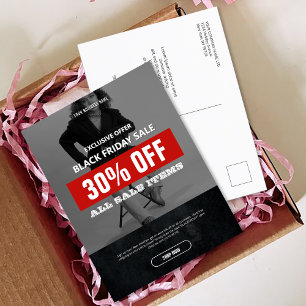 Postal Promo de producto de venta de viernes negro de fot