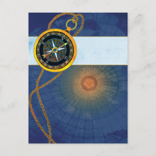 Postal Promoción Comercial de la Brújula del Marinero