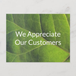 Postal Promoción de descuento de apreciación al cliente e