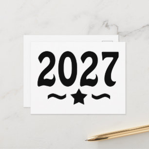 Postal Promoción de la clase de 2027 graduación