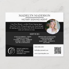 Postal Promoción de marketing del servicio de notario pro