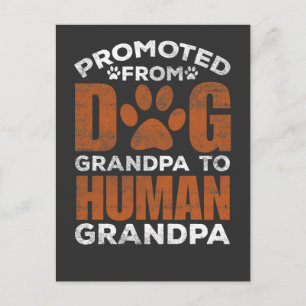 Postal Promoción del abuelo del perro Papá Abuelo