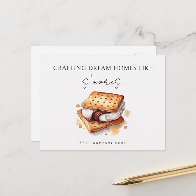 Postal Promocional de Agricultura de Realty S'more Person (Anverso/Reverso In Situ)