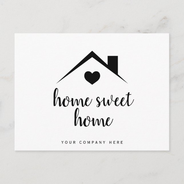 Postal Promocional de Inmobiliaria Home Sweet Home  (Anverso)