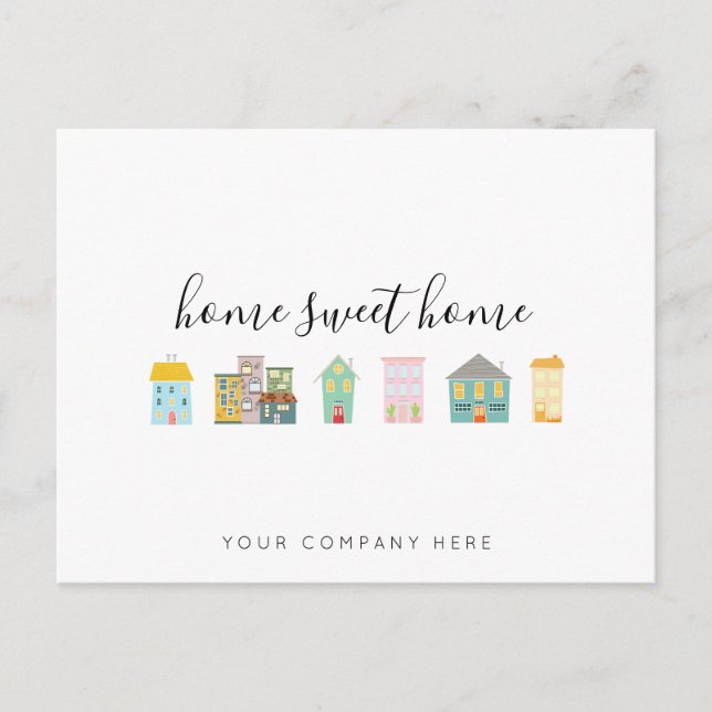 Postal Promocional de Realtor Hogar Dulce Hogar  (Anverso)