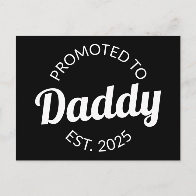 Postal Promovido A Daddy Est. I 2025 (Anverso)