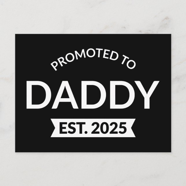 Postal Promovido A Daddy Est. II 2025 (Anverso)