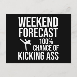 Postal Pronóstico de fin de semana - 100% de posibilidade