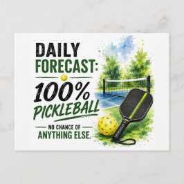 Postal Pronóstico diario de vida de Pickleball
