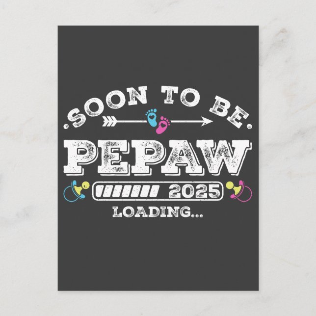 Postal Pronto será Pepaw 2025 cargando (Anverso)