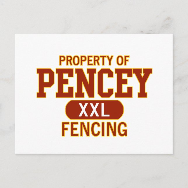 Postal Propiedad de Pencey (Anverso)