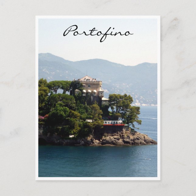 Postal propiedad de portofino (Anverso)
