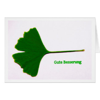 Postal propiedad mejora Ginkgo hoja