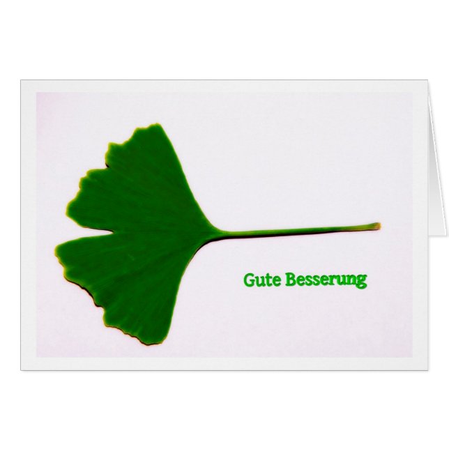 Postal propiedad mejora Ginkgo hoja (Anverso (Horizontal))