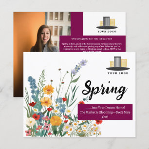 Postal Propiedades únicas de primavera