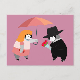 Postal Proponer pingüino